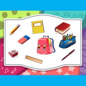 School objects memoru game