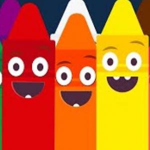 The colors in English