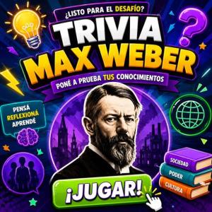 Portada del juego Aventura Sociológica con Max Weber – Sociales