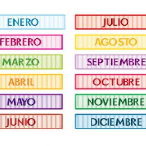 Meses del año