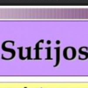 Los sufijos