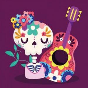 Juego de memoria de día de muertos