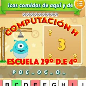 Ahorcado de comidas