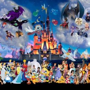 Imagen de portada del videojuego educativo: Ahorcado con personajes de Disney, de la temática Cine-TV-Teatro