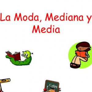 media, mediana, moda
