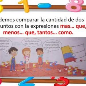 Cantidad y comparaciones