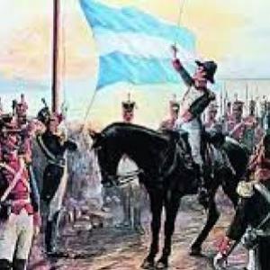 Imagen de portada del videojuego educativo: Nuestra Bandera Argentina, de la temática Historia