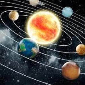 Imagen de portada del videojuego educativo: Viaje espacial por el Sistema Solar, de la temática Astronomía