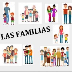 Imagen de portada del videojuego educativo: LAS FAMILIAS, de la temática Sociales
