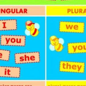 Portada del juego Personal Pronouns singular – Idiomas
