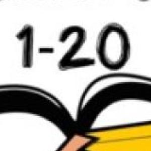 números en ingles 1-20