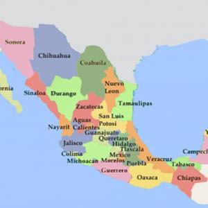 Estados y Capitales de Mexico