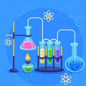 Imagen de portada del videojuego educativo: Proyecto de química, de la temática Química