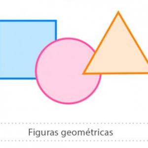 Imagen de portada del videojuego educativo: FIGURAS GEOMÉTRICAS, de la temática Matemáticas
