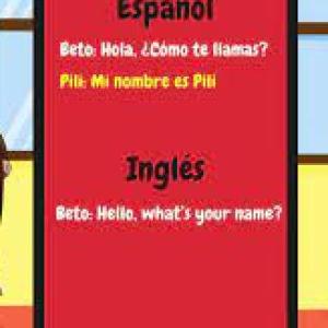 Imagen de portada del videojuego educativo: what's your name, de la temática Idiomas