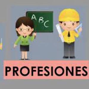 Imagen de portada del videojuego educativo: names and occupations., de la temática Idiomas
