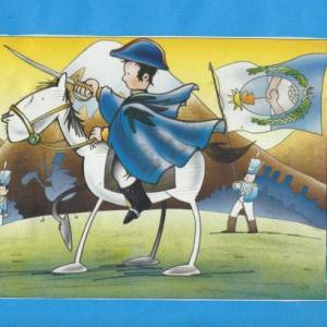 Imagen de portada del videojuego educativo: SAN MARTIN Y EL CRUCE DE LOS ANDES, de la temática Historia