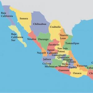 Estados y Capitales de México