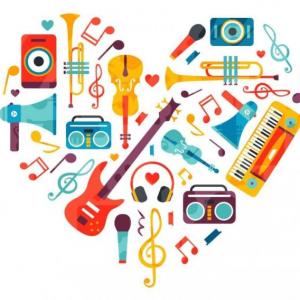 Imagen de portada del videojuego educativo: Las notas musicales, de la temática Música