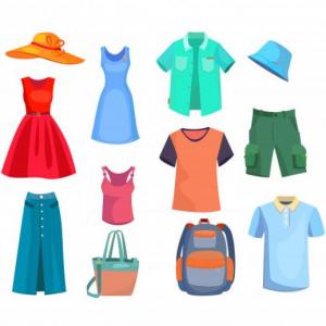 Imagen de portada del videojuego educativo: ropa, de la temática Viajes y turismo
