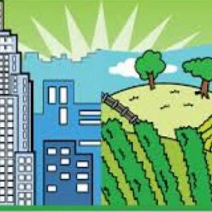Imagen de portada del videojuego educativo: Medio urbano y medio rural, de la temática Ciencias