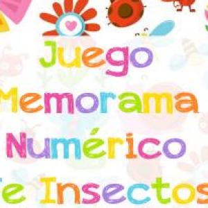 Memorama del 1 al 5