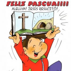 Imagen de portada del videojuego educativo: Símbolos  de la PASCUA , de la temática Religión