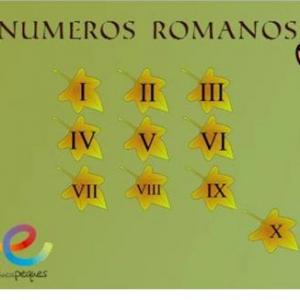 APRENDIENDO NUMEROS ROMANOS