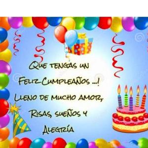 feliz cumpleaños majo