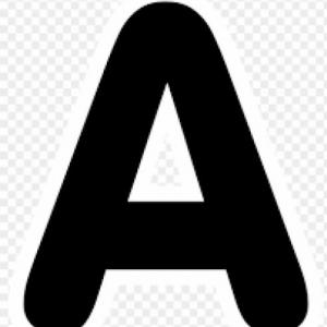 letra A 
