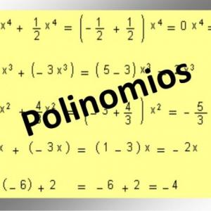 SUMAS Y RESTAS DE POLINOMIOS