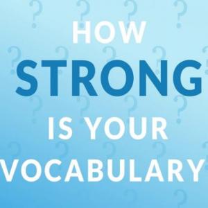 U6W5 Vocabulary and spelling