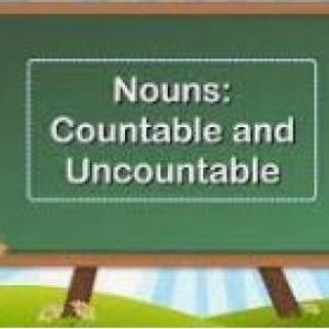 Countable and uncountable nouns
