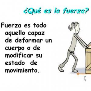 Buscando palabras relacionadas al concepto fuerza 