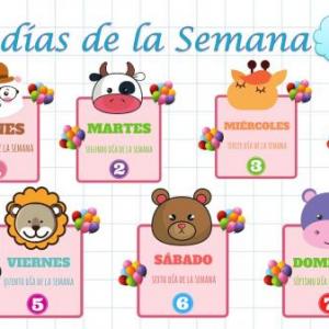 Duchazo con los días de la semana 