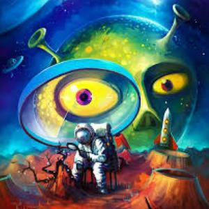 Imagen de portada del videojuego educativo: CIENCIA FICCIÓN, de la temática Literatura