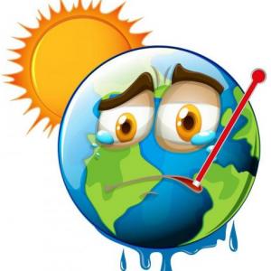 Imagen de portada del videojuego educativo: Calentamiento Global, de la temática Ciencias