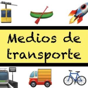 Los medios de transporte.