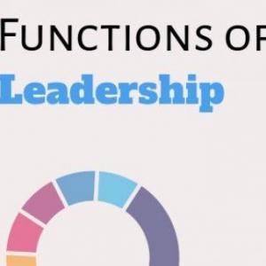 Functions of a leader