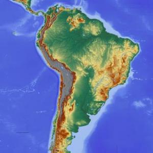 Relieves de América del Sur
