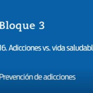 Prevención de adicciones.