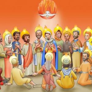 Imagen de portada del videojuego educativo: Pentecostés , de la temática Religión