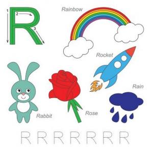 letter r vocabulary 