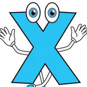 Letter X vocabulary 