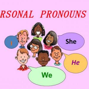 Personal prononuns