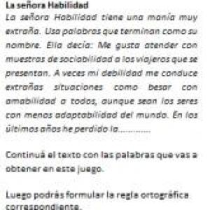 La señora Habilidad