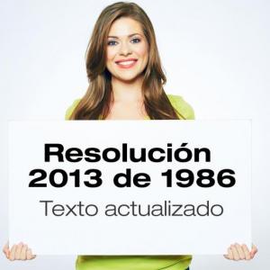 Resolución 2013 de 1986