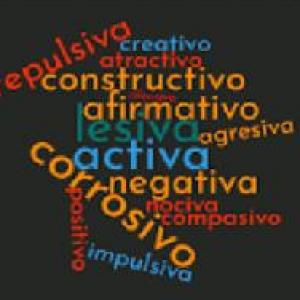 Imagen de portada del videojuego educativo: ADJETIVOS TERMINADOS EN IVO - IVA, de la temática Lengua