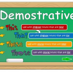 Demonstratives