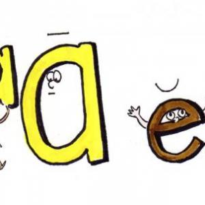 Vowel A and E